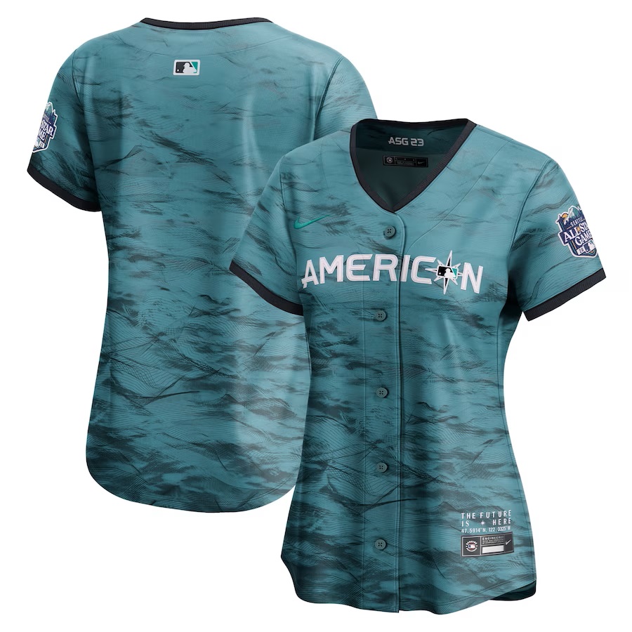 Women's American League Nike Teal 2023 MLB All-Star Game Limited Jersey