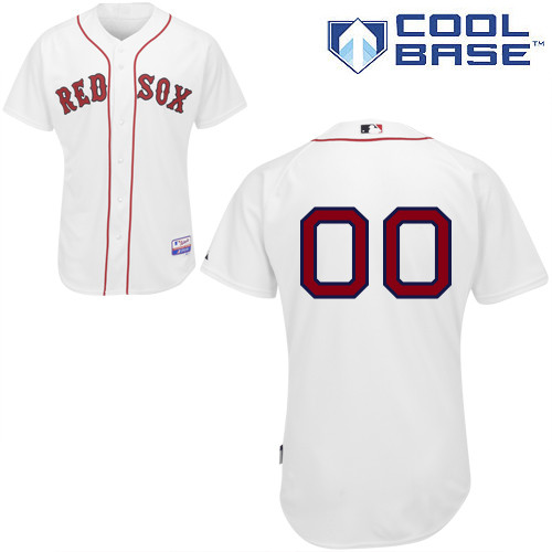 Red Sox Personalized Authentic White MLB Jersey (S-3XL)