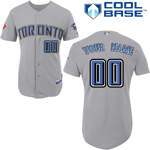 Blue Jays Authentic Grey Cool Base MLB Jersey (S-3XL)