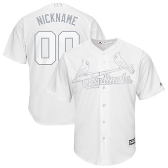 St. Louis Cardinals Majestic 2019 Players' Weekend Cool Base Roster Custom Jersey White