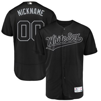 Chicago White Sox Majestic 2019 Players' Weekend Flex Base Authentic Roster Custom Jersey Black
