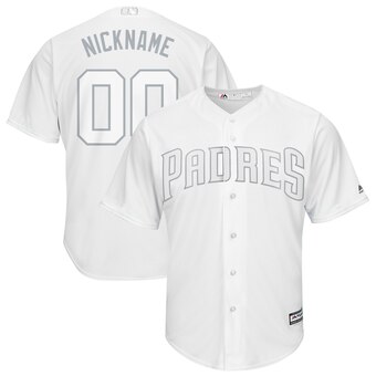 San Diego Padres Majestic 2019 Players Weekend Cool Base Roster Custom Jersey White