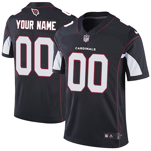 Nike Arizona Cardinals Customized Black Alternate Stitched Vapor Untouchable Limited Youth NFL Jersey