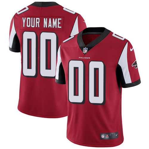 Nike Atlanta Falcons Customized Red Team Color Stitched Vapor Untouchable Limited Youth NFL Jersey