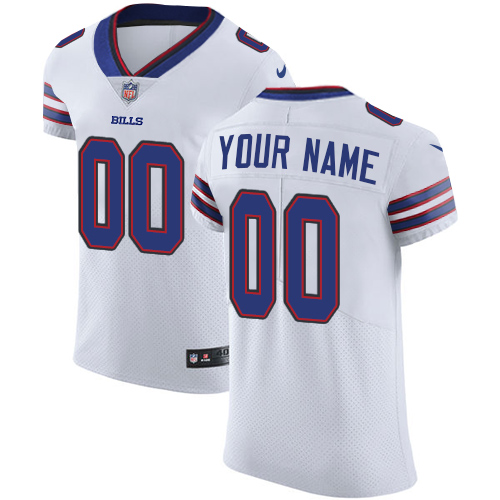 Nike Buffalo Bills Customized White Stitched Vapor Untouchable Elite Men's NFL Jersey