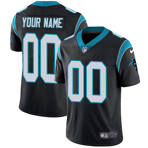 Nike Carolina Panthers Customized Black Team Color Stitched Vapor Untouchable Limited Men's NFL Jersey
