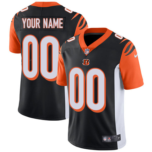Nike Cincinnati Bengals Customized Black Team Color Stitched Vapor Untouchable Limited Men's NFL Jersey
