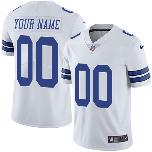 Nike Dallas Cowboys Customized White Stitched Vapor Untouchable Limited Men's NFL Jersey