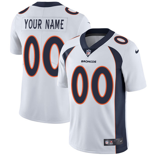 Nike Denver Broncos Customized White Stitched Vapor Untouchable Limited Youth NFL Jersey