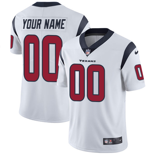 Nike Houston Texans Customized White Stitched Vapor Untouchable Limited Men's NFL Jersey