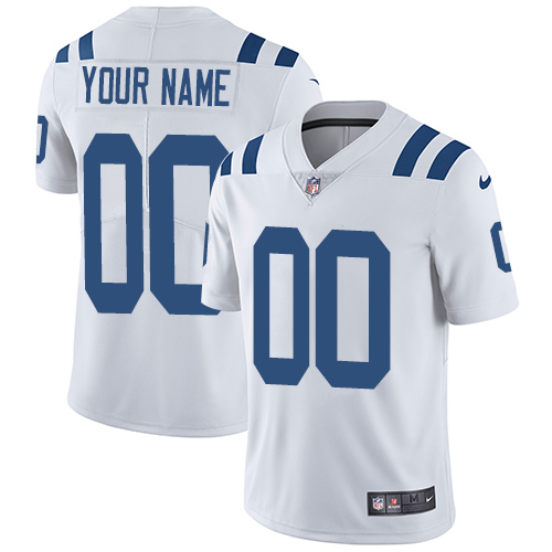 Nike Indianapolis Colts Customized White Stitched Vapor Untouchable Limited Youth NFL Jersey