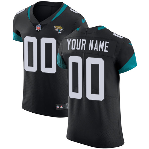 Nike Jacksonville Jaguars Customized Black Alternate Stitched Vapor Untouchable Elite Men's NFL Jersey