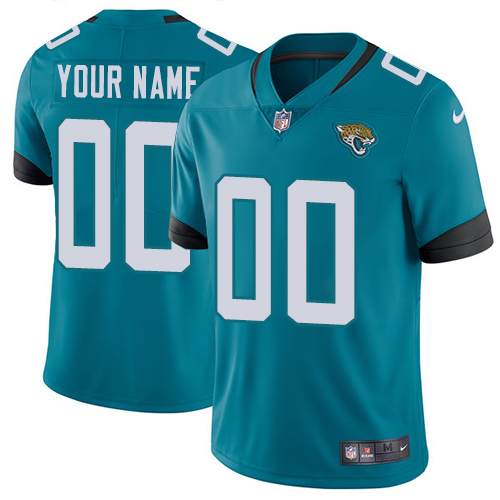 Nike Jacksonville Jaguars Customized Teal Green Team Color Stitched Vapor Untouchable Limited Men's NFL Jersey