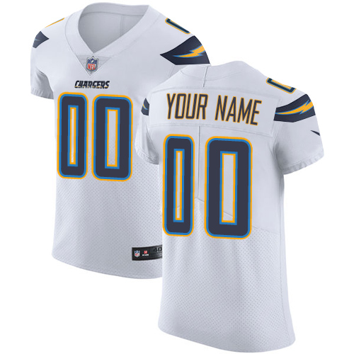 Nike San Diego Chargers Customized White Stitched Vapor Untouchable Elite Men's NFL Jersey