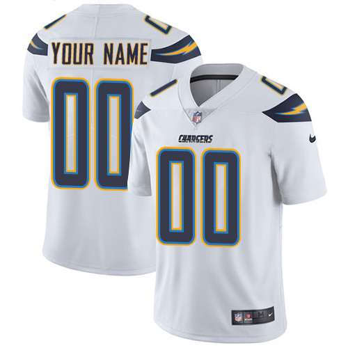 Nike San Diego Chargers Customized White Stitched Vapor Untouchable Limited Men's NFL Jersey