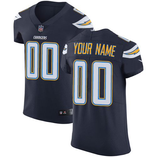 Nike San Diego Chargers Customized Navy Blue Team Color Stitched Vapor Untouchable Elite Men's NFL Jersey