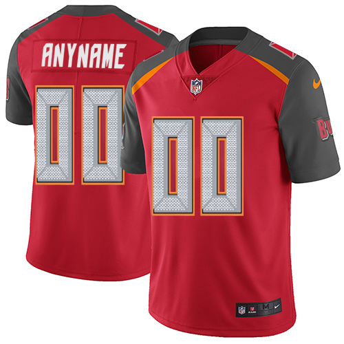 Nike Tampa Bay Buccaneers Customized Red Team Color Stitched Vapor Untouchable Limited Men's NFL Jersey