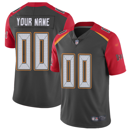 Nike Tampa Bay Buccaneers Customized Gray Men's Stitched NFL Limited Inverted Legend Jersey
