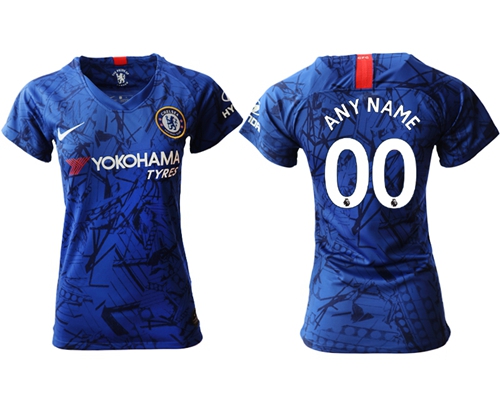 Women's Chelsea Personalized Home Soccer Club Jersey