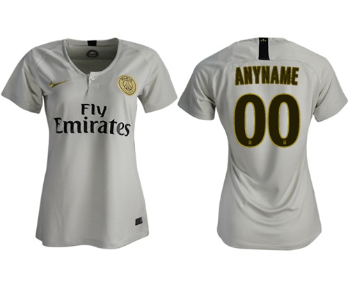 Women's Paris Saint-Germain Personalized Away Soccer Club Jersey
