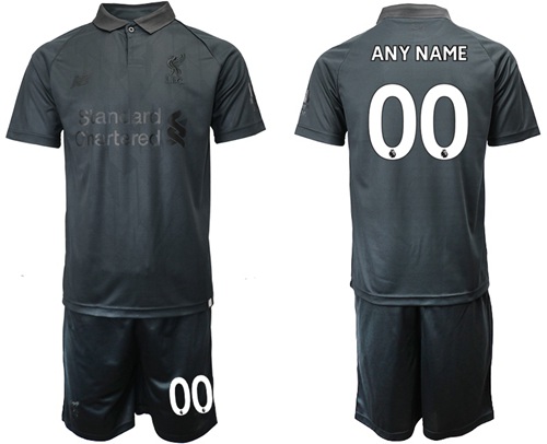 Liverpool Personalized Black Soccer Club Jersey