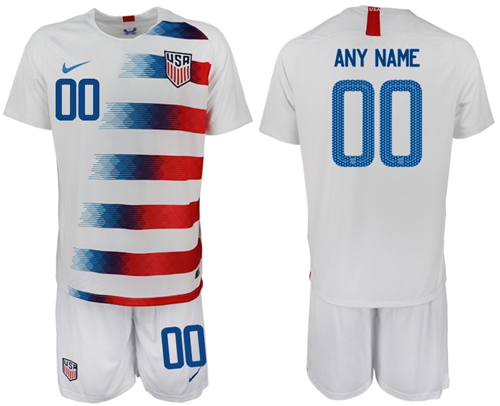 USA Personalized Home Soccer Country Jersey