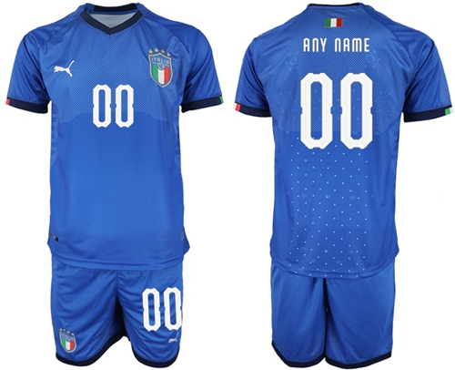 Italy Personalized Home Soccer Country Jersey