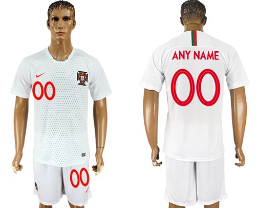 Portugal Personalized Away Soccer Country Jersey