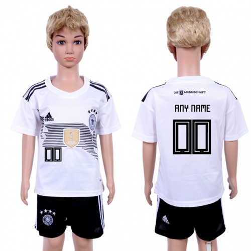 Germany Personalized Home Kid Soccer Country Jersey