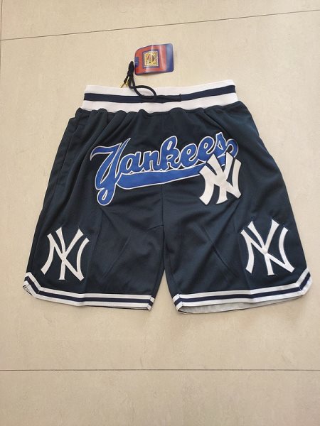 MLB New York Yankees Blue Just Don Shorts