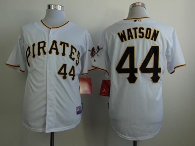 MLB Pirates 44 Tony Watson White Cool Base Men Jersey