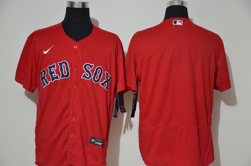MLB Red Sox Blank Red 2020 Nike Flexbase Men Jersey