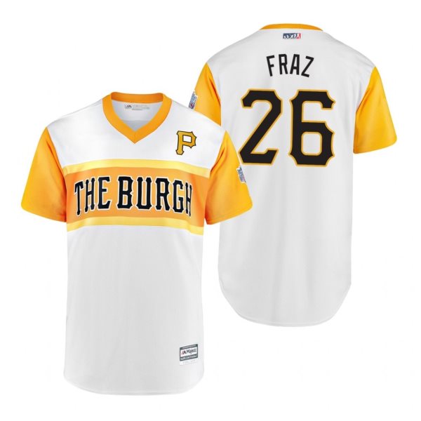 MLB Pittsburgh Pirates 26 Adam Frazier Fraz 2019 Little League Classic Men Jersey