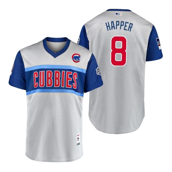 MLB Chicago Cubs 8 Ian Happ Happer 2019 Little League Classic Men Jersey