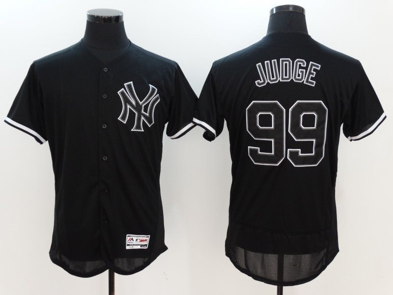 Yankees 99 Aaron Judge Black Flexbase Men Jersey