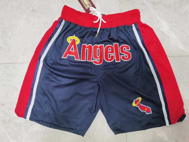 MLB Los Angeles Angels of Anaheim Navy Shorts