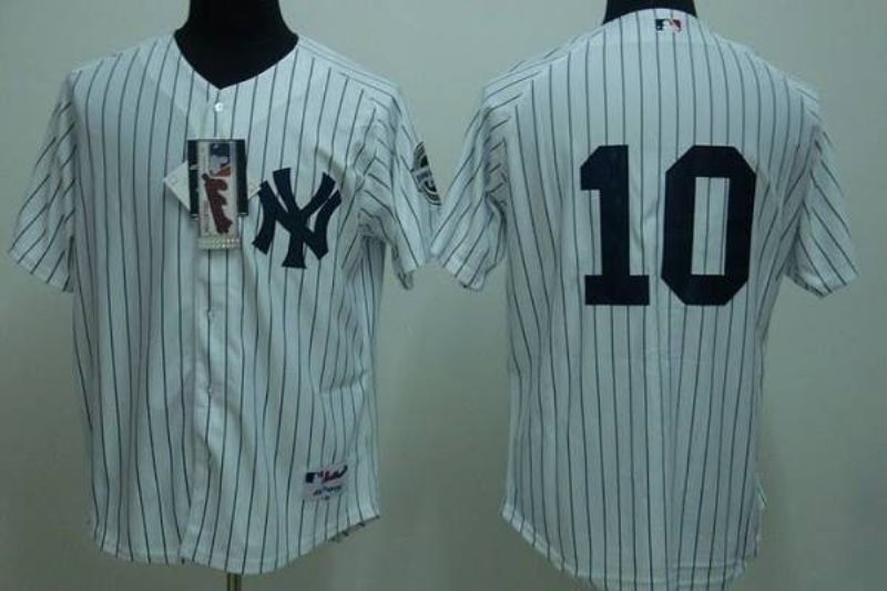 MLB Yankees 10 Phil Rizzuto White Men Jersey