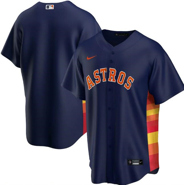 Men's Houston Astros Navy Cool Base Stitched MLB Jersey