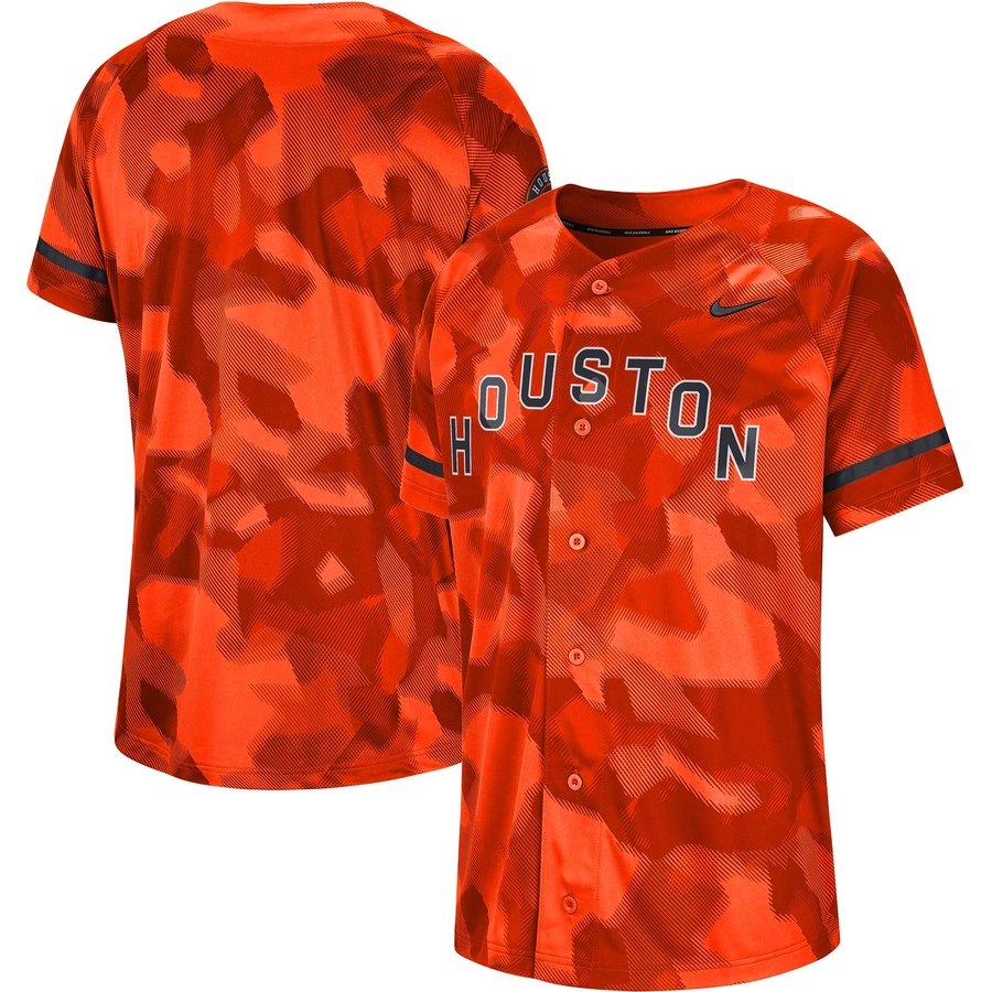 Houston Astros Nike Camo Jersey Orange
