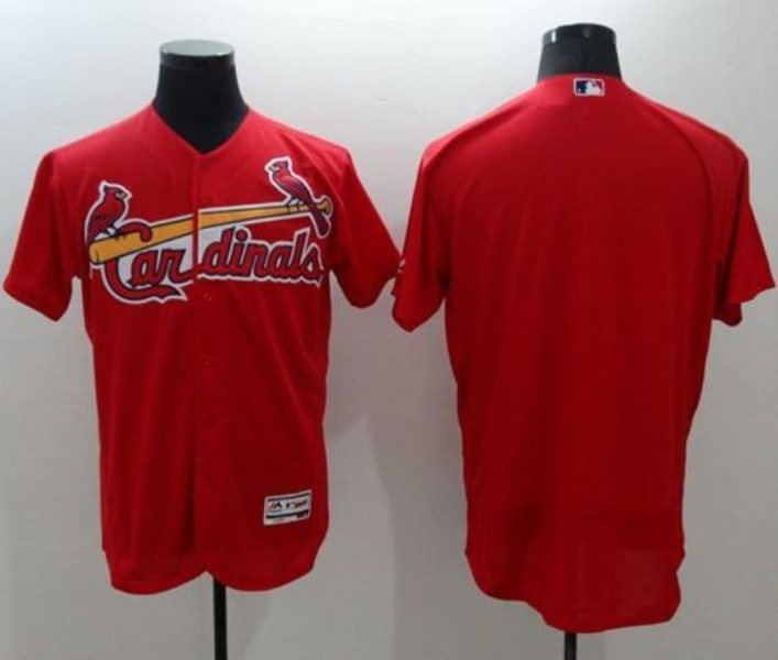 MLB Cardinals Blank Red Flexbase Men Jersey