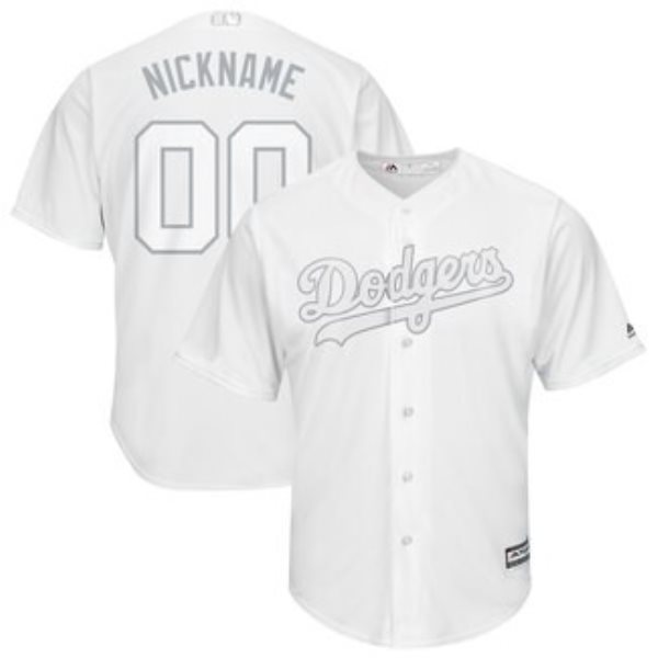 Los Angeles Dodgers Majestic 2019 Players' Weekend Pick-A-Player Replica Roster White Men Jersey