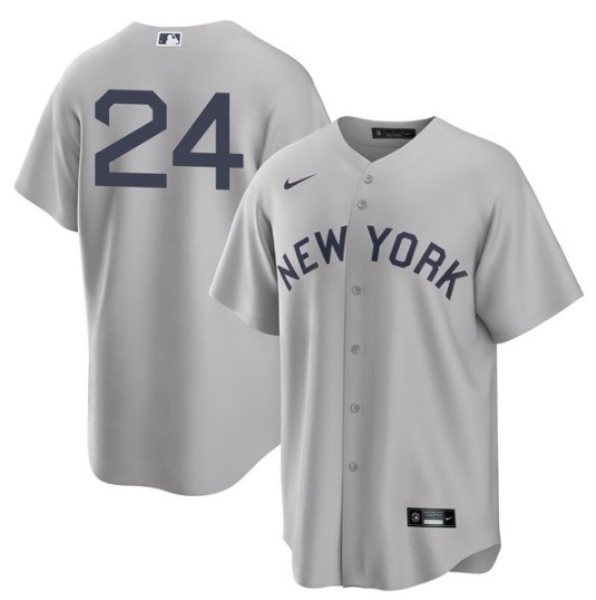 MLB Yankees 24 Gary Sanchez 2021 Grey Field Of Dreams Cool Base Men Jersey