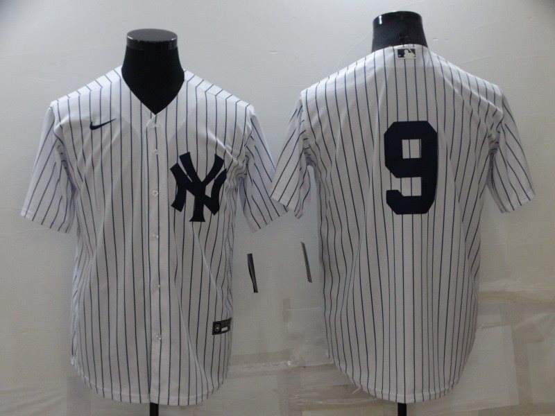 MLB Yankees 9 Roger Maris White Nike Cool Base Men Jersey