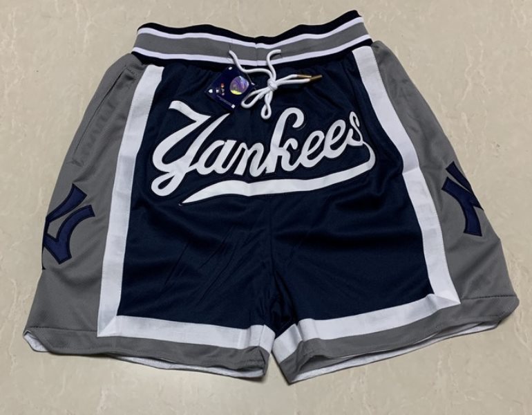 MLB New York Yankees Navy Shorts