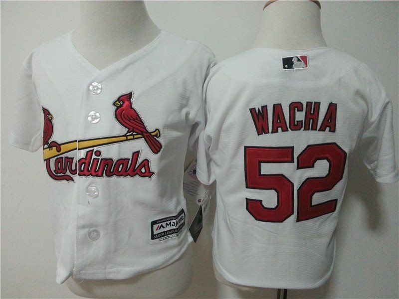 MLB Cardinals 52 Michael Wacha White Toddler Jersey