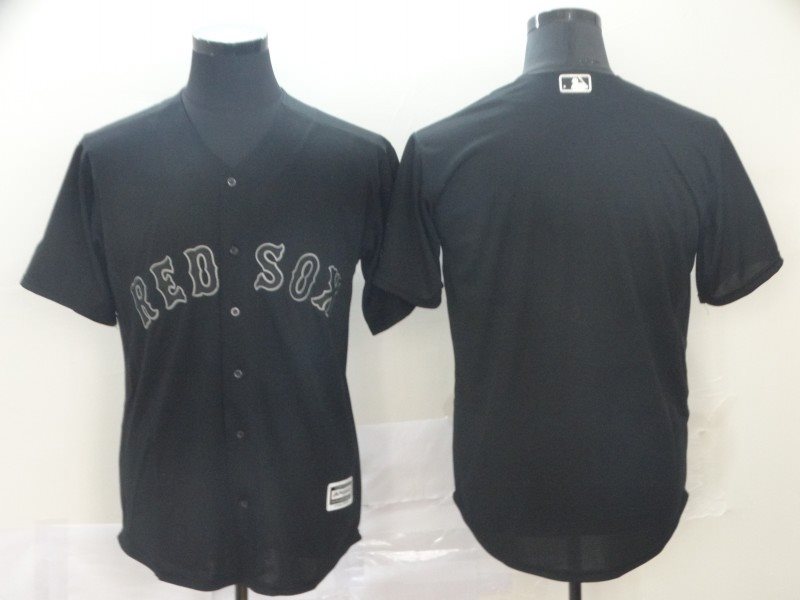 MLB Red Sox Blank Black 2019 Players' Weekend Player Men Jersey