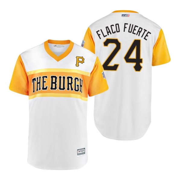 MLB Pittsburgh Pirates 24 Chris Archer Flaco Fuerte 2019 Little League Classic Men Jersey