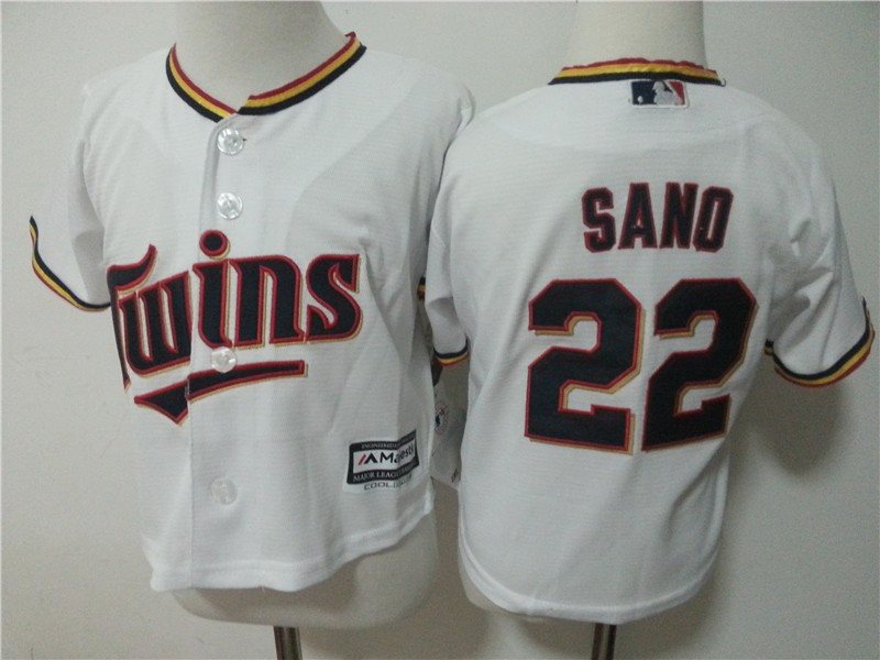 MLB Twins 22 Miguel Sano Toddler Jersey