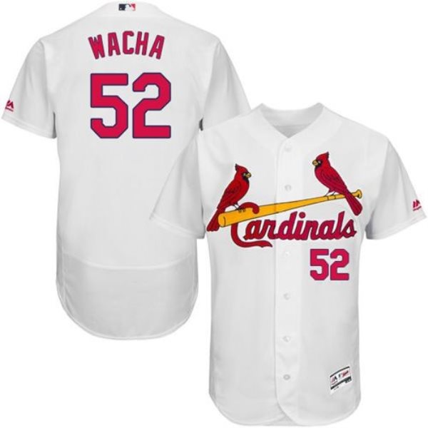 MLB Cardinals 52 Michael Wacha White Flexbase Men Jersey
