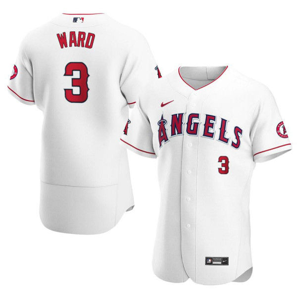 MLB Angels 3 Taylor Ward White Nike Flexbase Men Jersey